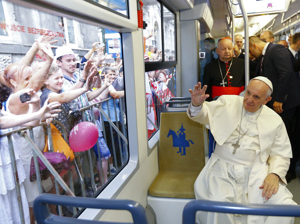 APTOPIX Pope Poland